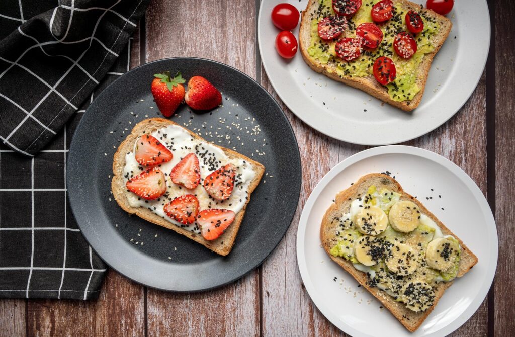 toast, food, flat lay, breakfast, fruits, spread, chia, banana, avocado, strawberry, healthy, sandwich, meal, organic, tasty, delicious, top view, closeup, toast, toast, toast, food, food, breakfast, banana, avocado, sandwich, sandwich, sandwich, sandwich, sandwich